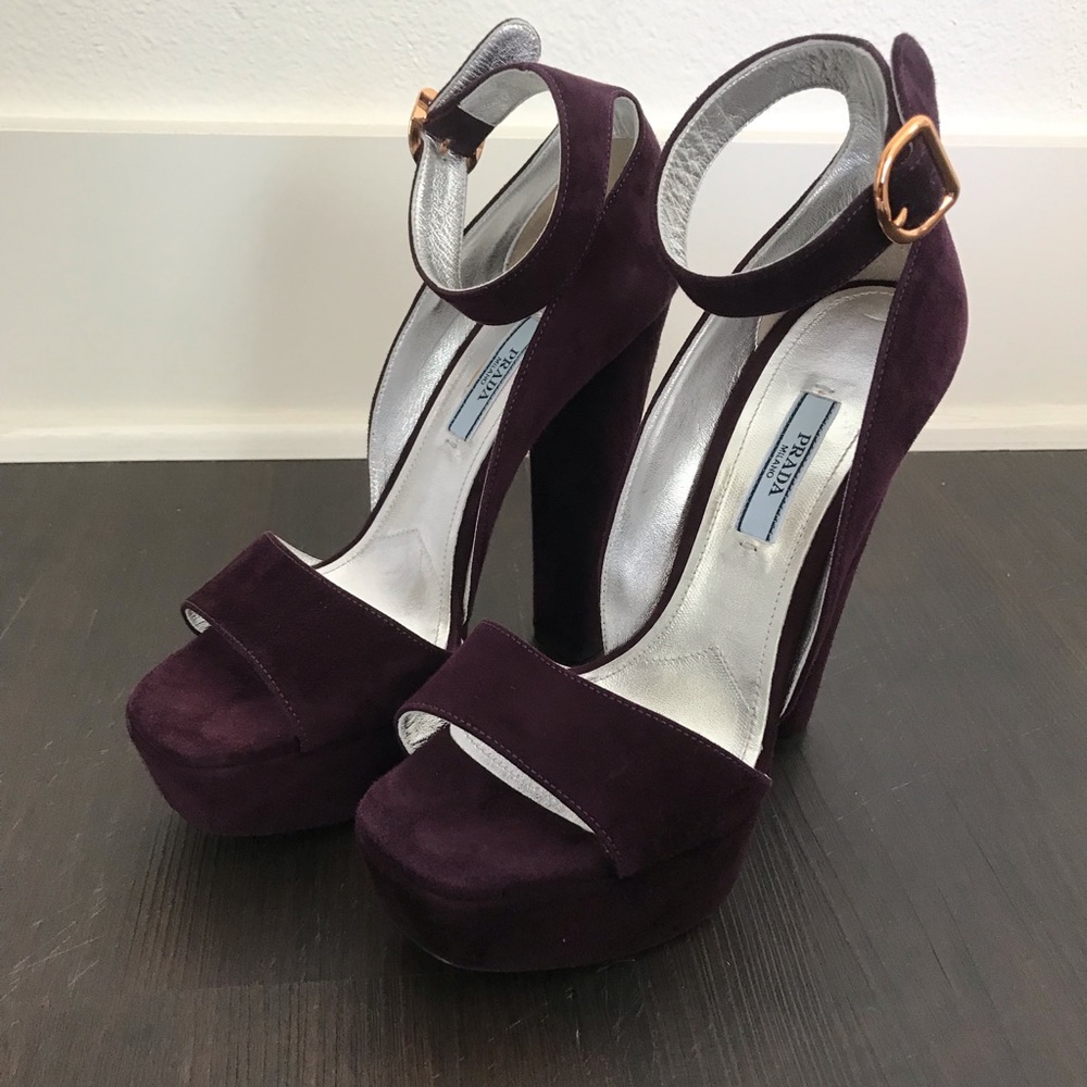 Prada Ankle Strap Platform Sandal - Picture 2 of 5